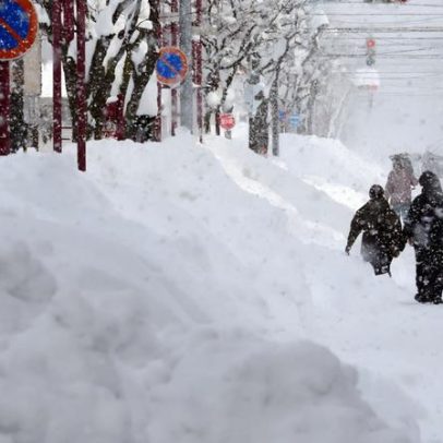 Nevões no Japão deixam pelo menos 30 mortos