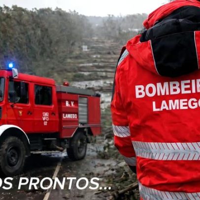 Bombeiros voluntários de Lamego destacados para apoiar Leiria