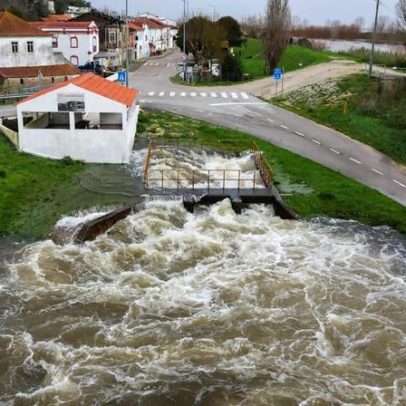 Intervenção concluída no dique que rompeu em Coimbra