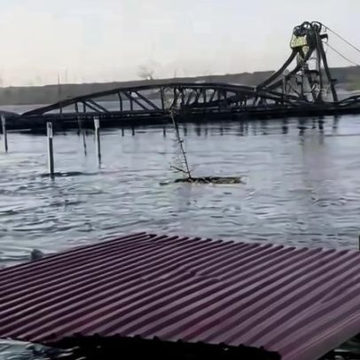 Subida do rio Sado deixa Alcácer do Sal inundado