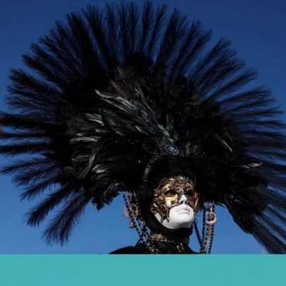 Carnaval de Veneza celebra Jogos Olímpicos com máscaras no rosto