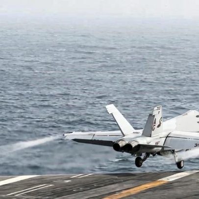 EUA protestam abate de drone iraniano que se dirigia ao porta-aviões Lincoln