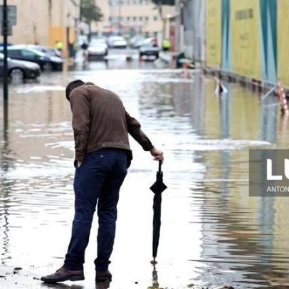 Proteção Civil alerta para risco de cheias e derrocadas em Lisboa e Vale do Tejo