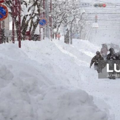 Nevões no Japão deixam pelo menos 35 mortos em duas semanas