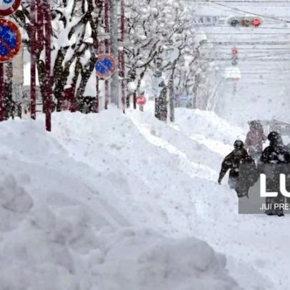 Fortes nevões no Japão deixam pelo menos 30 mortos nas últimas duas semanas