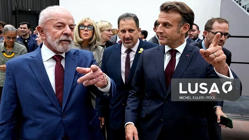 Macron convida Lula da Silva para cimeira do G7 em França