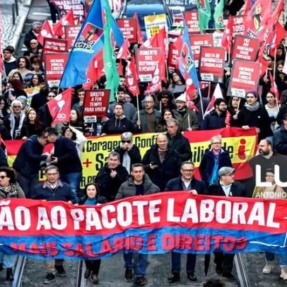 Trabalhadores protestam hoje em Lisboa e no Porto contra o pacote laboral