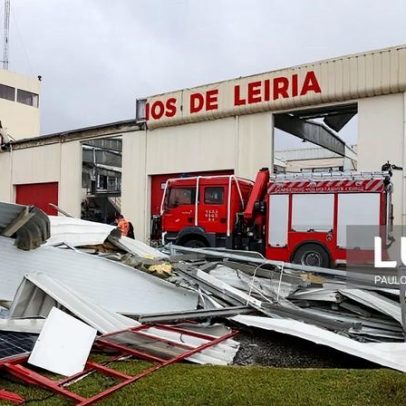 Bombeiros de Leiria ficam sem telhado e angariam mais de 52.600 euros