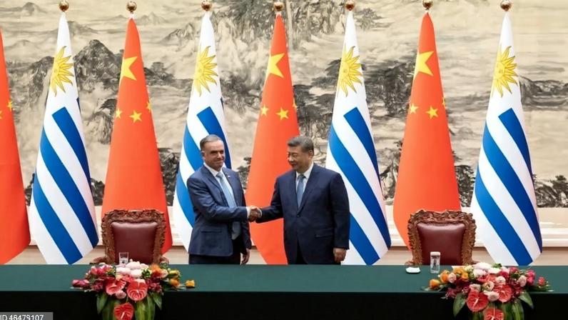 Xi defende mundo multipolar e globalização inclusiva em encontro com PR do Uruguai