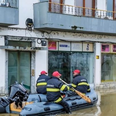 Nível de cheia chega a 1,2 m na baixa de Alcácer do Sal