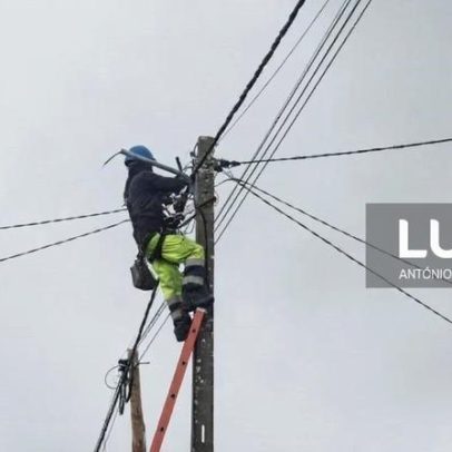 E-Redes regista 58 mil sem luz, 38 mil em Leiria às 18:00