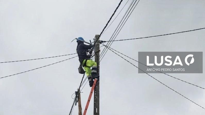 E-Redes contabiliza 58 mil pessoas sem luz, 38 mil delas em Leiria, às 18:00