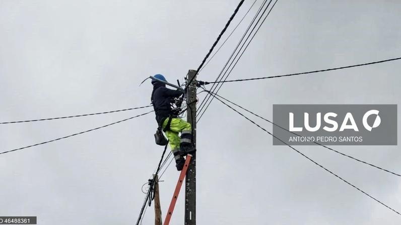 E-Redes contabiliza 76 mil clientes sem energia elétrica às 08:00