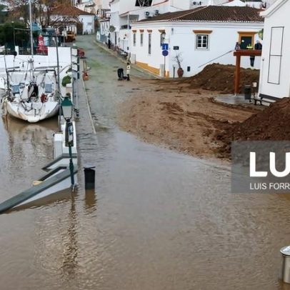 Nível do Guadiana desce, mas inundações persistem em Alcoutim