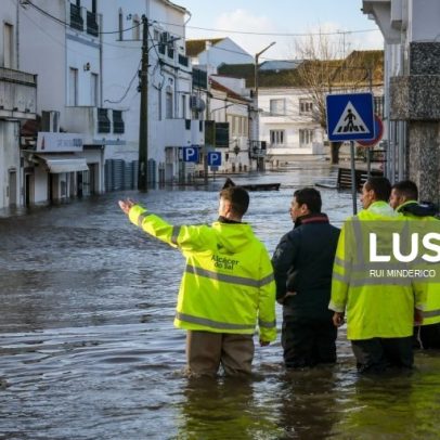 Resgatadas 93 pessoas durante a cheia em Alcácer do Sal