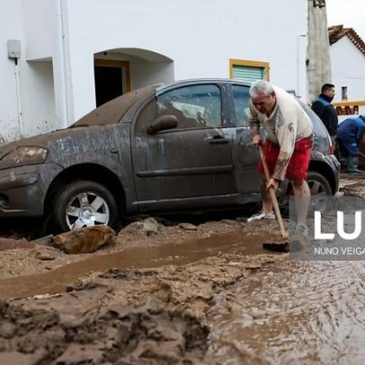 Água, lama e pedras da Serra de São Mamede danificam dezenas de carros em Portalegre