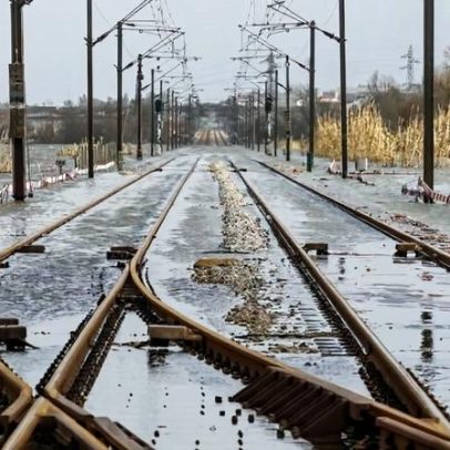 Mau tempo suspende circulação ferroviária em seis linhas às 13:00