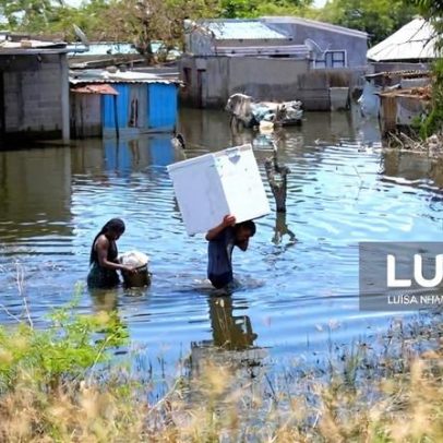 Cheias em Chókwè ocupam 88% do celeiro e ameaçam fome em Moçambique