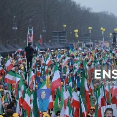 Irão: 8.000 manifestantes em Berlim exigem queda da República Islâmica
