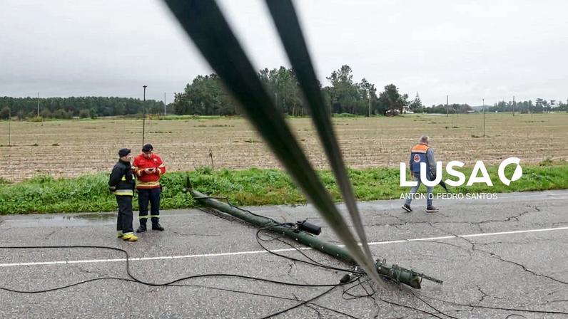 Cerca de 6.500 clientes da E-Redes ainda sem energia na zona mais afetada pela depressão Kristin