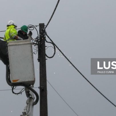 Cerca de 14% da população de Ourém ficou sem energia elétrica