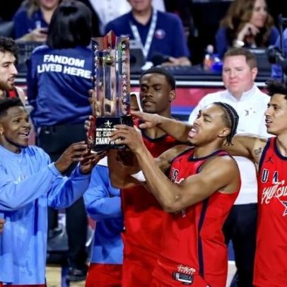 Jovens vencem veteranos dos EUA na final do All-Star da NBA sem o Mundo