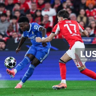 Benfica perde com Real Madrid na 1.ª mão do play-off de acesso aos oitavos