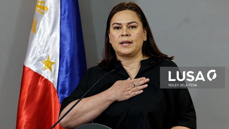 Vice-presidente Sara Duterte anuncia corrida à presidência das Filipinas em 2028