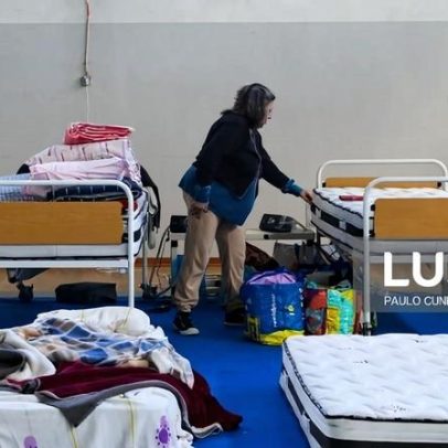 Mau tempo mantém Filomena e Vítor em pavilão em Leiria há três semanas