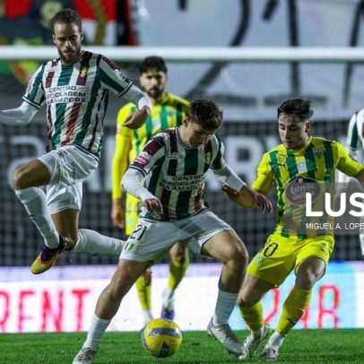 Tondela vence na Amadora após seis jogos sem vitória