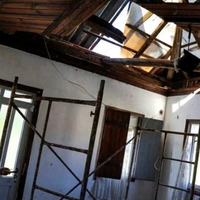 Ajuda porta-a-porta em Leiria após queda de telhados