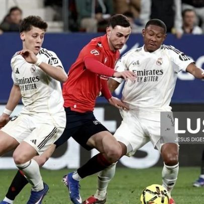 Real Madrid perde para Osasuna em Pamplona
