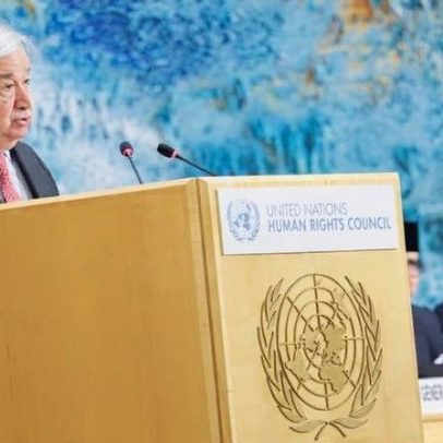 Guterres vê quatro anos de guerra na Ucrânia como mancha na consciência