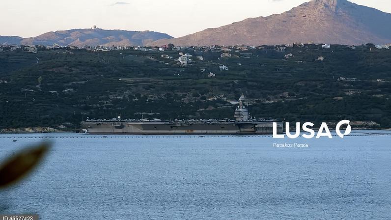Porta-aviões norte-americano Gerald Ford chega à costa de Israel