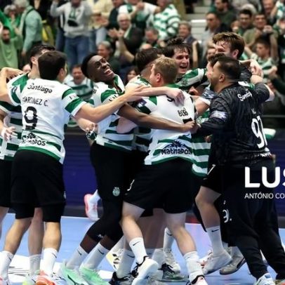 Sporting vence Aalborg em casa e garante play-off da Champions de andebol