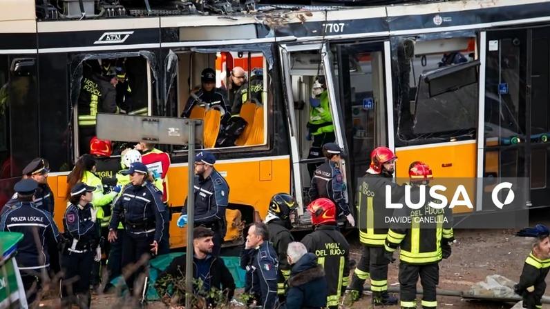 Autoridades de Milão confirmam morte de duas pessoas em acidente de elétrico em Milão