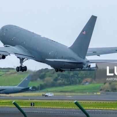 Cinco aviões reabastecedores dos EUA levantam voo da Base das Lajes