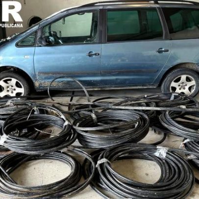 Dois detidos em Castelo Branco por furto de metais não preciosos