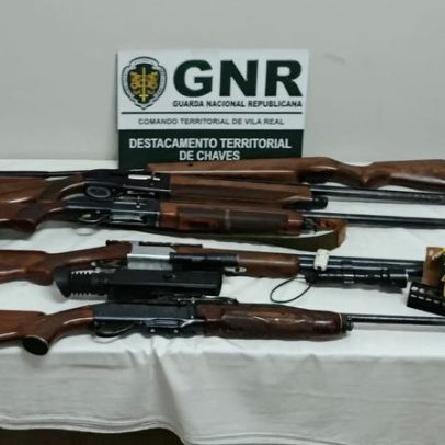 Chaves: homem detido por posse de arma proibida