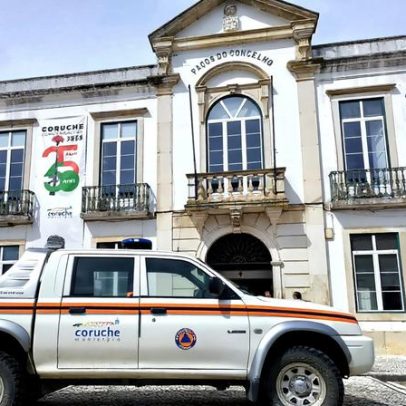 Coruche ativa Plano Municipal de Emergência por tempestade Kristen