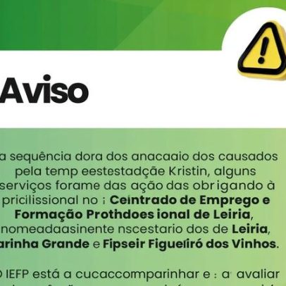 Tempestade Kristin causa indisponibilidade de vários serviços