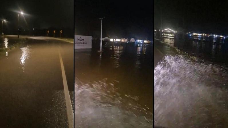 Subida do Sorraia obriga ao corte da Ponte de Santa Justa