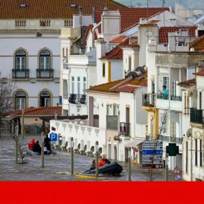 Alcácer do Sal: barcos nas ruas e resgates com camas improvisadas