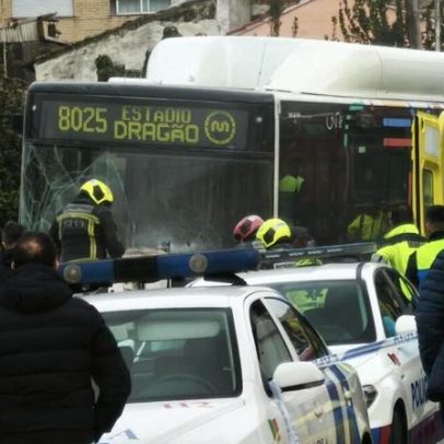 Duas pessoas atropeladas por autocarro em Rio Tinto ficam em estado grave