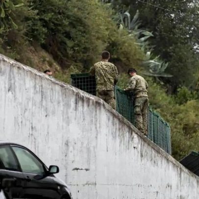 Exército protege habitações junto à encosta do Castelo de Alcácer do Sal