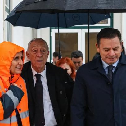 Marcelo brinda com Ana Abrunhosa e elogia a comunicação dela