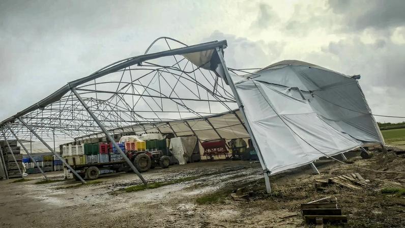 Tempestades sucessivas destruíram a capacidade produtiva em várias zonas do país