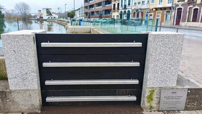 Comportas protegeram Águeda das cheias