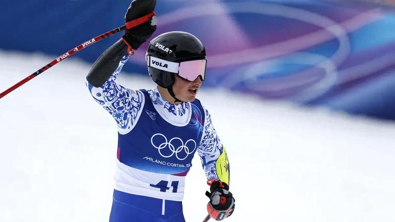 O jovem esquiador português terminou o slalom gigante, no sábado, no 38.º lugar