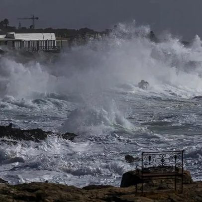 Seis distritos do litoral sob aviso amarelo devido à agitação marítima